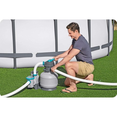 Pompa piaskowa 8327 l/h Bestway 58499 +piasek 25kg