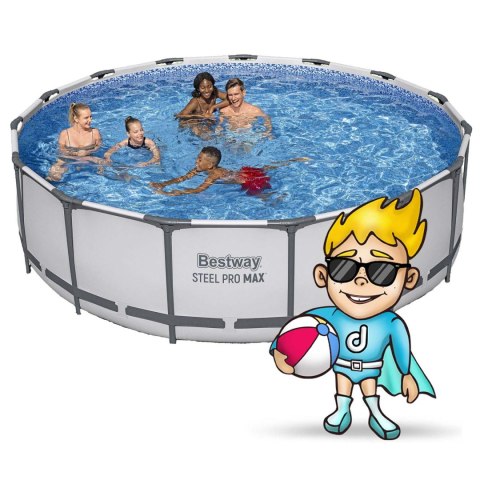 Basen ogrodowy stelażowy 457 x 122 cm 18w1 Bestway 56438
