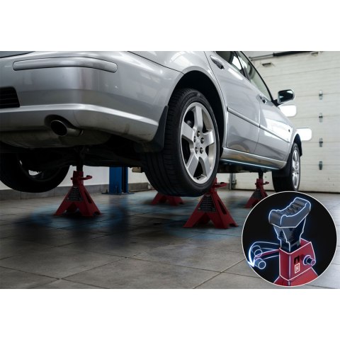 Kobyłki samochodowe warsztatowe 3 t 2 szt Humberg HM-384