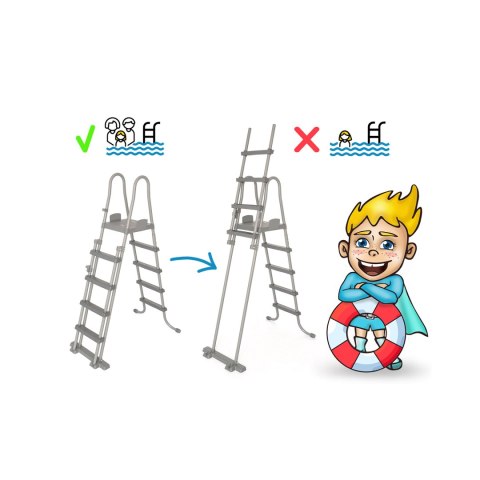 Basen ogrodowy stelażowy 427 x 250 x 100 cm 18w1 Bestway 56620