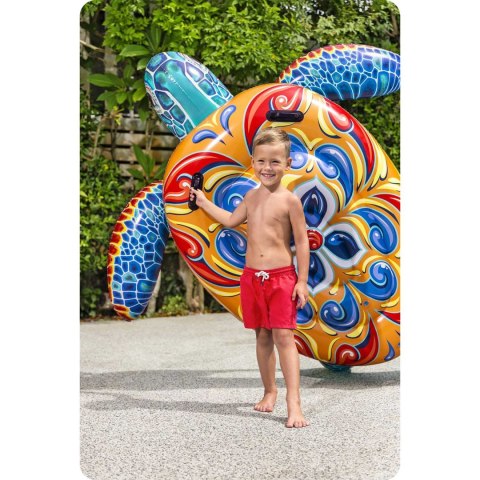 Dmuchany materac do pływania żółw 186 x 168 cm Bestway 41523