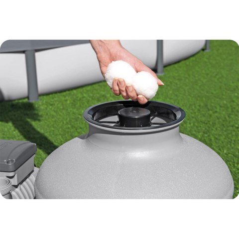 Pompa piaskowa 11355 L/h + Piasek 50kg Bestway