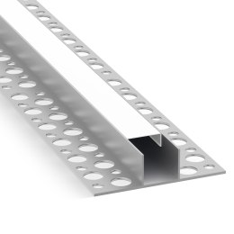 Profil LED wpuszczany GK2 zestaw z kloszem mlecznym 2m