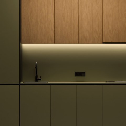 Profil LED wpuszczany MB zestaw z kloszem mlecznym Biały 2m