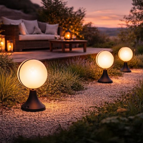 Lampa ogrodowa wisząca CIRCULO 1xE27