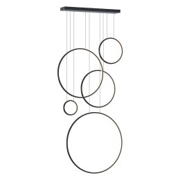 Lampa wisząca Saturno Black 100W LED mezzanine