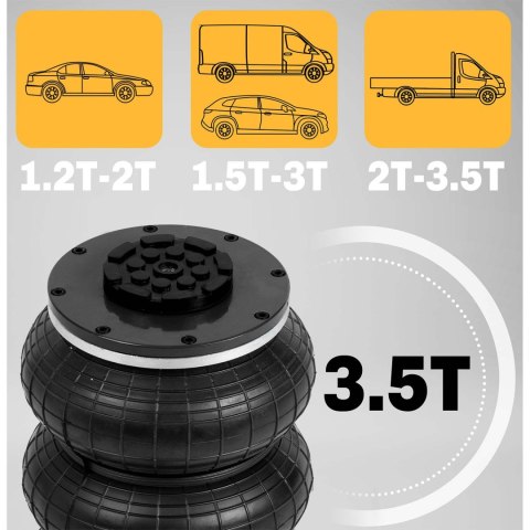 Podnośnik samochodowy pneumatyczny 3,5 t Humberg HM-382
