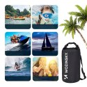 Worek torba wodoodporna outdoor na kajak SUP 20l - czarny