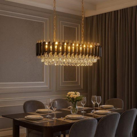 Żyrandol CRISTAL 10xE14