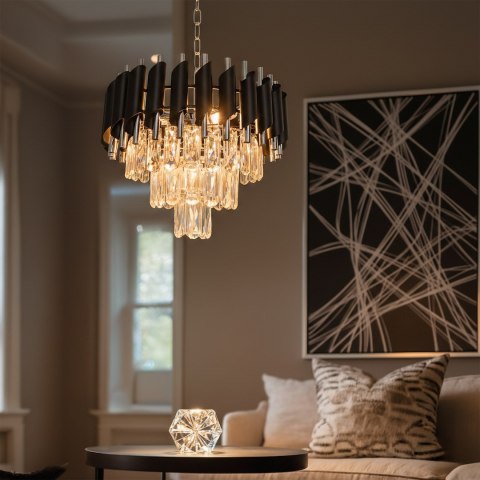 Żyrandol CRISTAL Chrome 5xE14