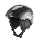 Kask narciarski snowboardowy z nausznikami rozmiar M - czarny