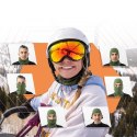Kominiarka narciarska balaklava na rower motocykl rozmiar M - zielona