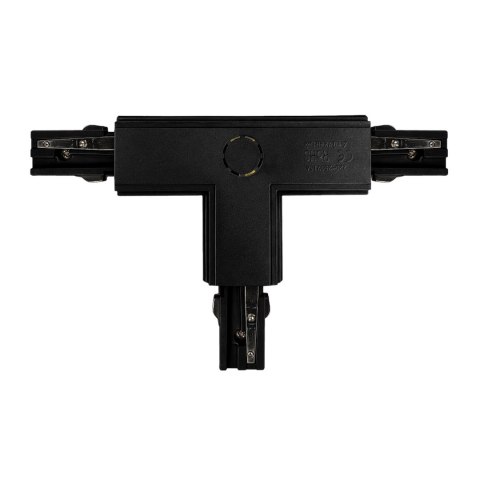 Łącznik Lampy Track Light Czarny 3-obwodowy Typ: T UR