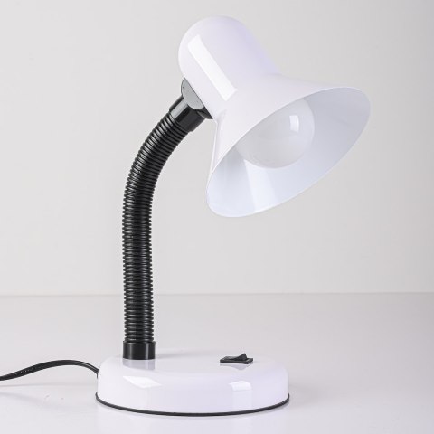 Lampka biurkowa Mentor Biały 1xE27