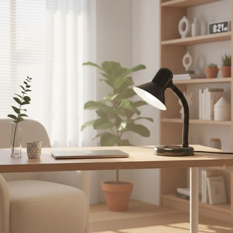 Lampka biurkowa Mentor Czarny 1xE27