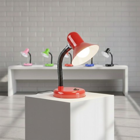Lampka biurkowa Mentor Czerwony 1xE27