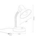 Lampka biurkowa Mentor Czerwony 1xE27
