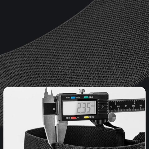 Opaska sportowa stabilizująca na nadgarstek czarna - 2 szt.