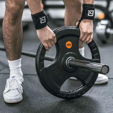 Opaska sportowa stabilizująca na nadgarstek czarna - 2 szt.