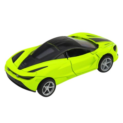 Samochód Sportowy Metalowy Napęd Światła Dźwięki Zielony 1:32