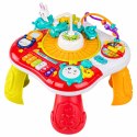 Stolik Edukacyjny Interaktywny Panel Muzyczny Pianinko 2w1 Turkusowy