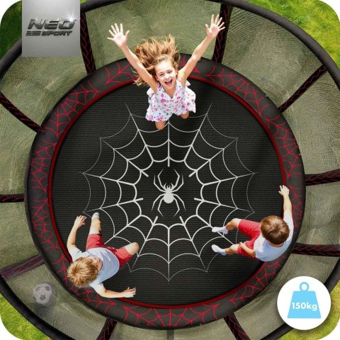 Trampolina ogrodowa 10ft/312cm z siatką zewnętrzną i drabinką Neo-Sport