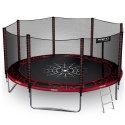Trampolina ogrodowa 13ft/404cm z siatką zewnętrzną i drabinką Neo-Sport