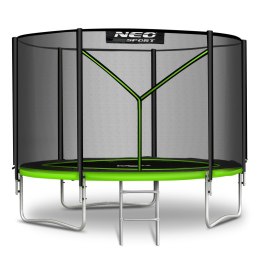 Trampolina ogrodowa 8ft/252cm z siatką zewnętrzną i drabinką Neo-Sport