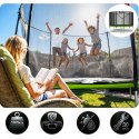 Trampolina ogrodowa 8ft/252cm z siatką zewnętrzną i drabinką Neo-Sport