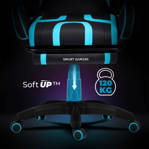 Fotel gamingowy obrotowy krzesło gracza podnóżek kubełkowy Specter Sofotel