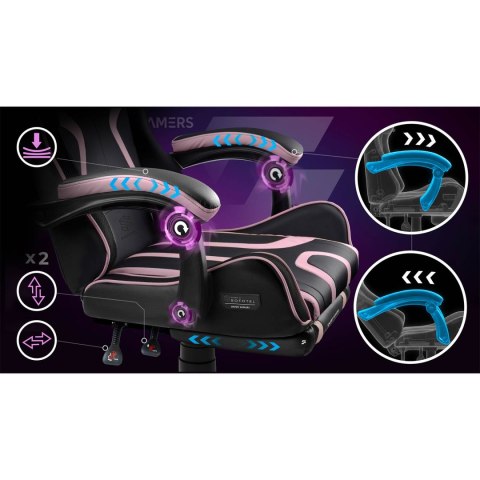 Fotel gamingowy obrotowy krzesło gracza podnóżek kubełkowy Specter Sofotel