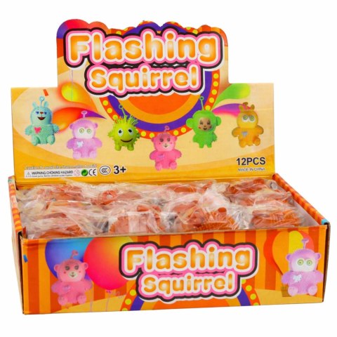 Gniotek Sensoryczny Do Odbijania Ściskania Kapibara Świecąca LED Brązowa