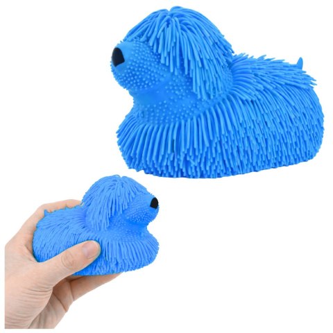 Gniotek Sensoryczny Do Rozciągania Ściskania Pies z Frędzlami Świecący LED