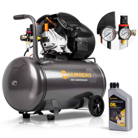Kompresor sprężarka powietrzna olejowa 100l 8 bar Humberg HM-257