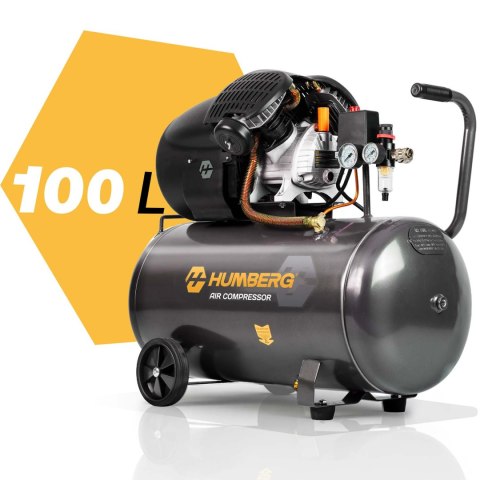 Kompresor sprężarka powietrzna olejowa 100l 8 bar Humberg HM-257