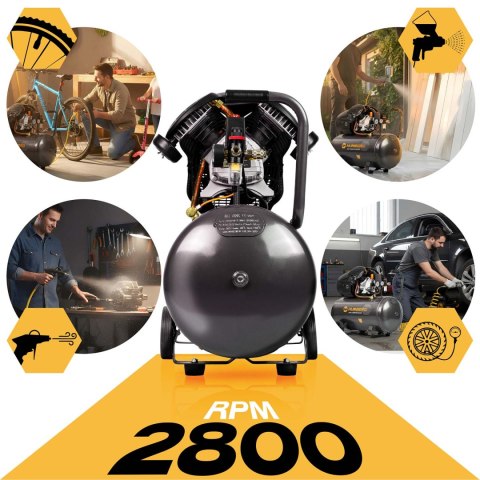 Kompresor sprężarka powietrzna olejowa 100l 8 bar Humberg HM-257