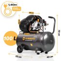 Kompresor sprężarka powietrzna olejowa 100l 8 bar Humberg HM-257