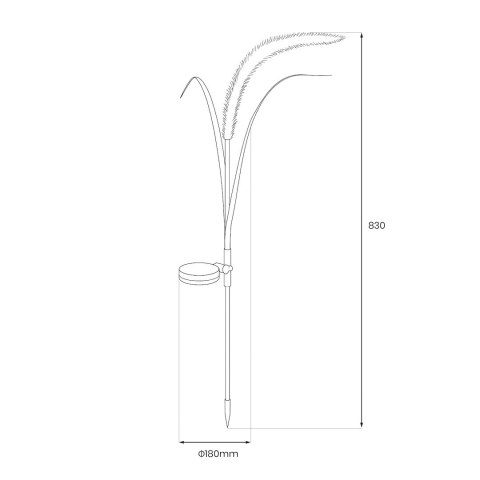 Lampka Solarna Setaria 3000K IP44