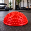 Półkula Sensoryczna Do Masażu Ćwiczeń Równowagi Czerwona 16 cm