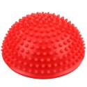 Półkula Sensoryczna Do Masażu Ćwiczeń Równowagi Czerwona 16 cm