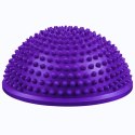 Półkula Sensoryczna Do Masażu Ćwiczeń Równowagi Fioletowa 16 cm