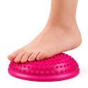 Półkula Sensoryczna Do Masażu Ćwiczeń Równowagi Różowa 16 cm
