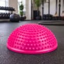 Półkula Sensoryczna Do Masażu Ćwiczeń Równowagi Różowa 16 cm