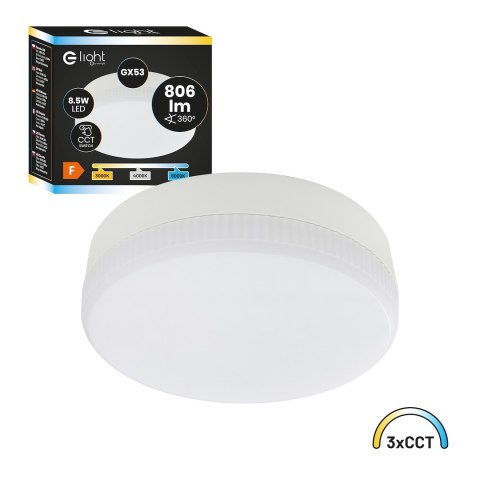 Żarówka Led Gx53 8,5W 806lm 3CCT