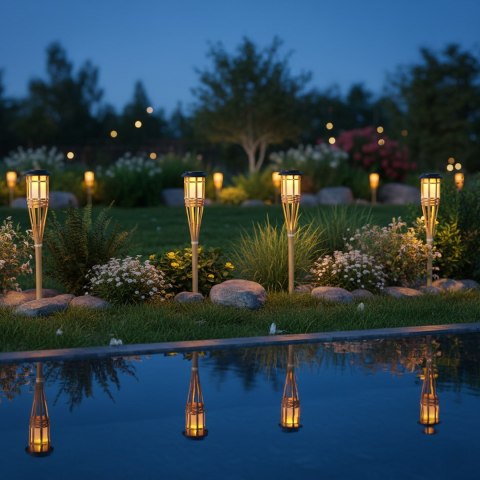 Lampka Solarna Bamboo 1800K IP44