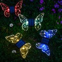Lampka Solarna Butterfly RGB IP44
