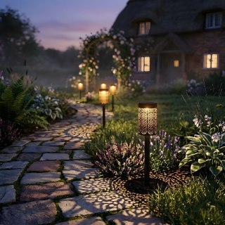 Lampka Solarna Decor 3000K IP44 4szt