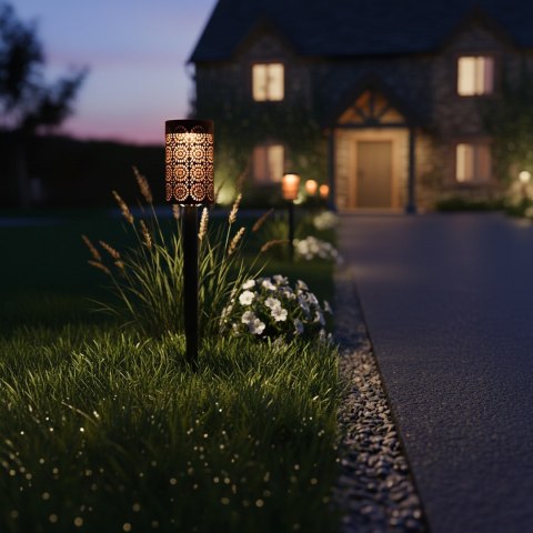 Lampka Solarna Decor 3000K IP44 4szt