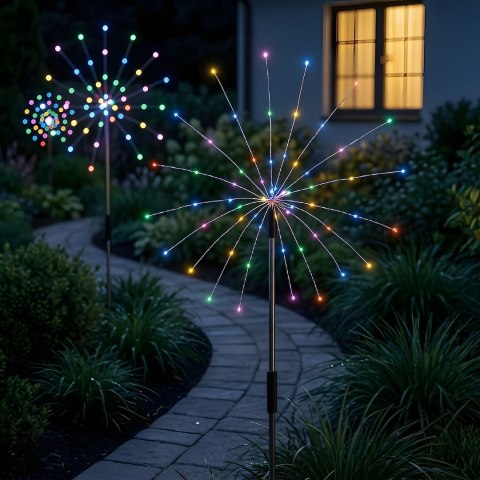 Lampka Solarna Dragon Zestaw RGB IP44