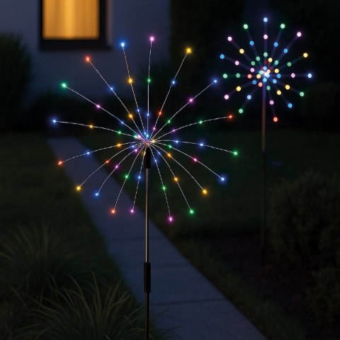 Lampka Solarna Dragon Zestaw RGB IP44